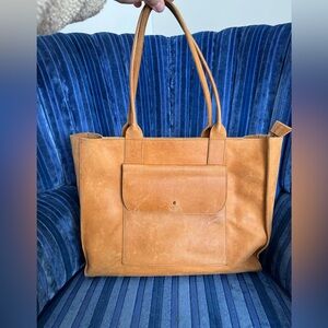 ABLE Leather Tote Bag